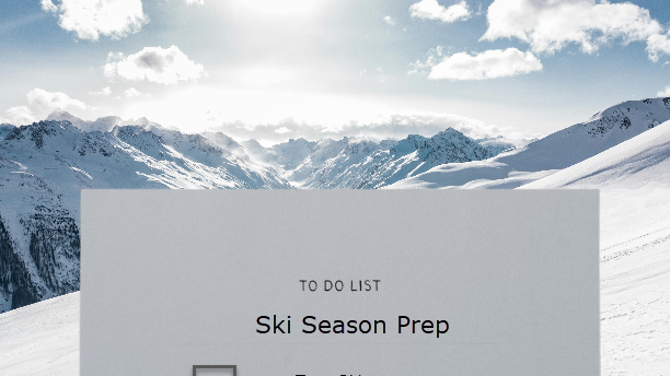 Your Pre Ski-Season Checklist