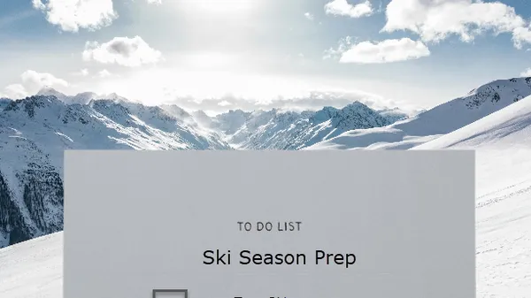 Your Pre Ski-Season Checklist